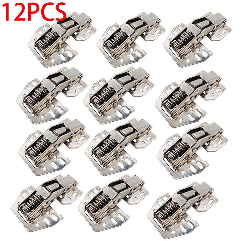 2–12 x Overhead-Scharnierklappe für Wohnwagen, Wohnmobil, Scharniere, Schließfach, Schranktür, Küchenschrankscharniere für Gesichtsrahmen, Schrank: Rotwein