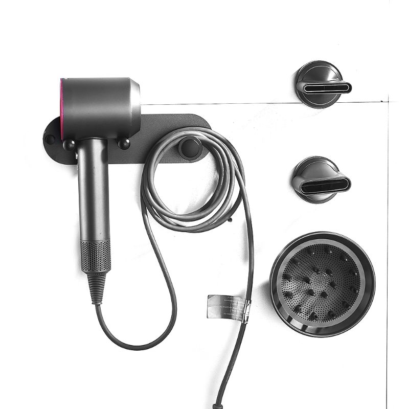 Wall Mount Houder Haardroger Storgae Rack Badkamer Plank Voor Dyson Supersonic Föhn 10166