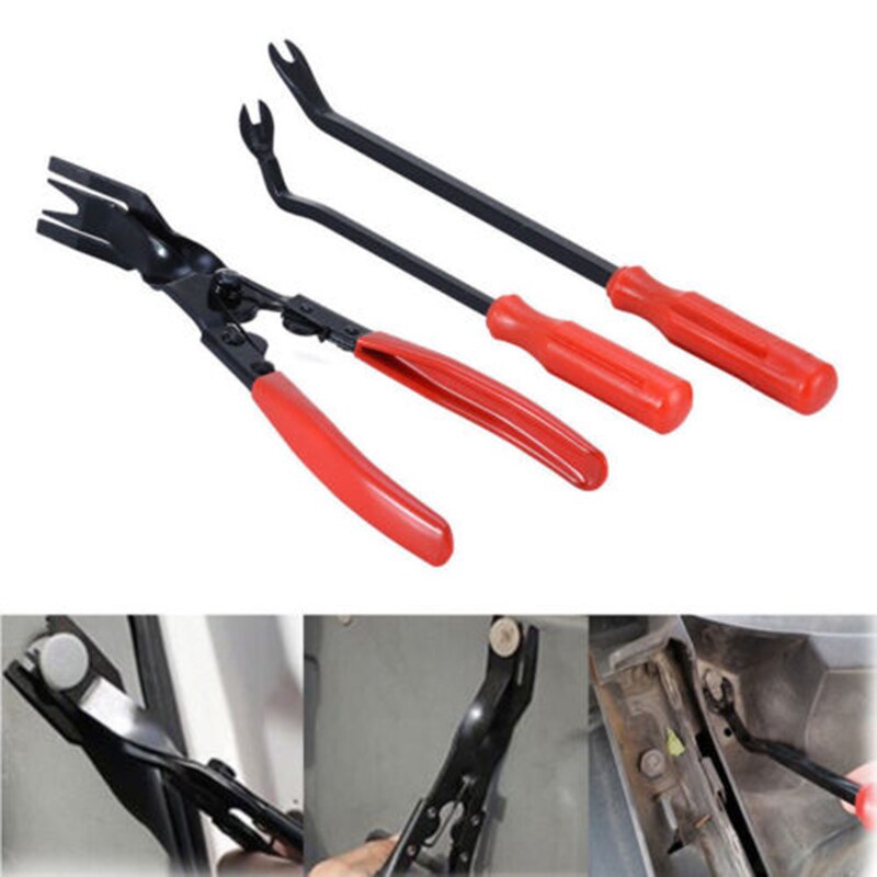 Alicates para Panel de puerta de coche, herramientas de reparación, extracción de molduras, extractor, 3 unids/set por juego