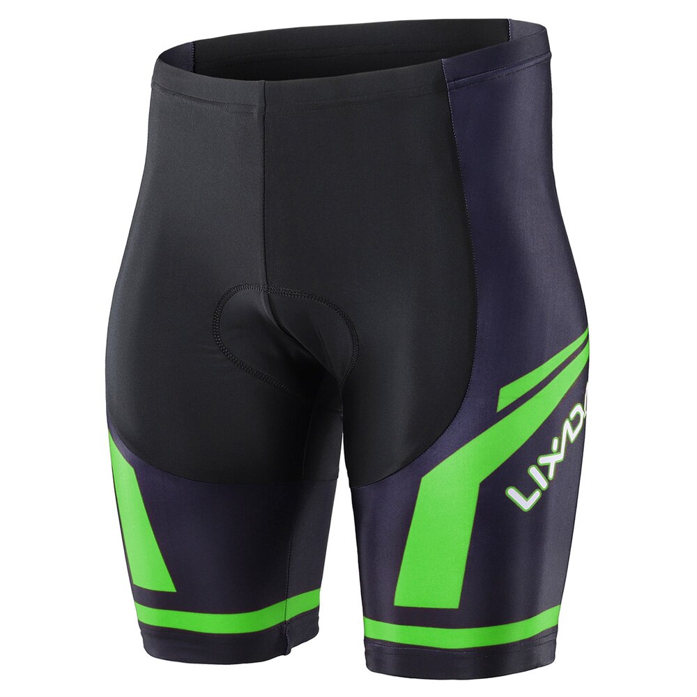 Fietsbroek 3d gel pad heren fietsbroek heren fietskleding mtb snel drogend heren onderbroek bikershort heren shorts: Groente / Xl
