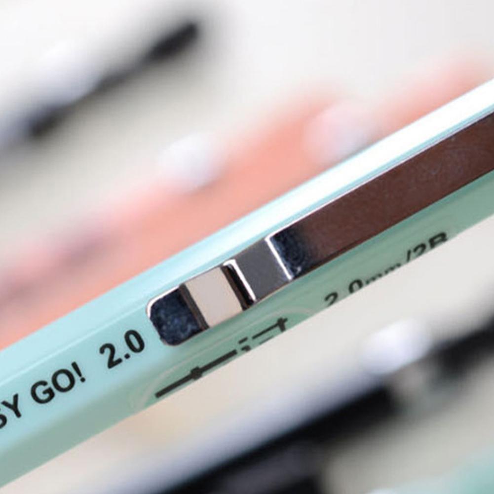 1 PC Random Candy Color Mechanical Pencil 2.0mm Pencils Pen For Writing Kids Girls School Office Supplies Stationery Pencils Pen