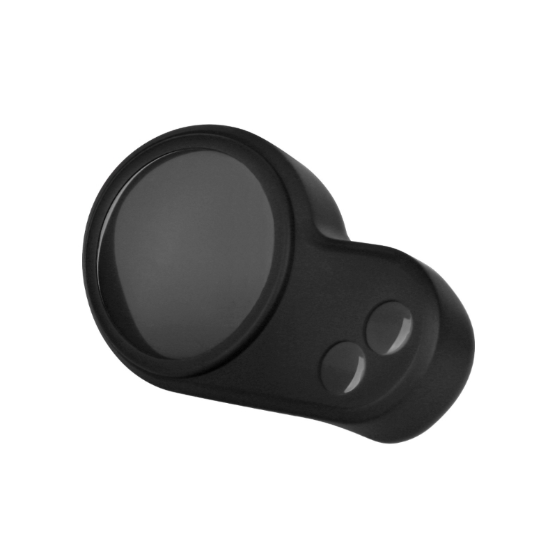 Cubierta de lluvia impermeable de silicona para Panel de Control de pantalla para Scooter Eléctrico, instrumento protector antiarañazos para Scooter: Negro