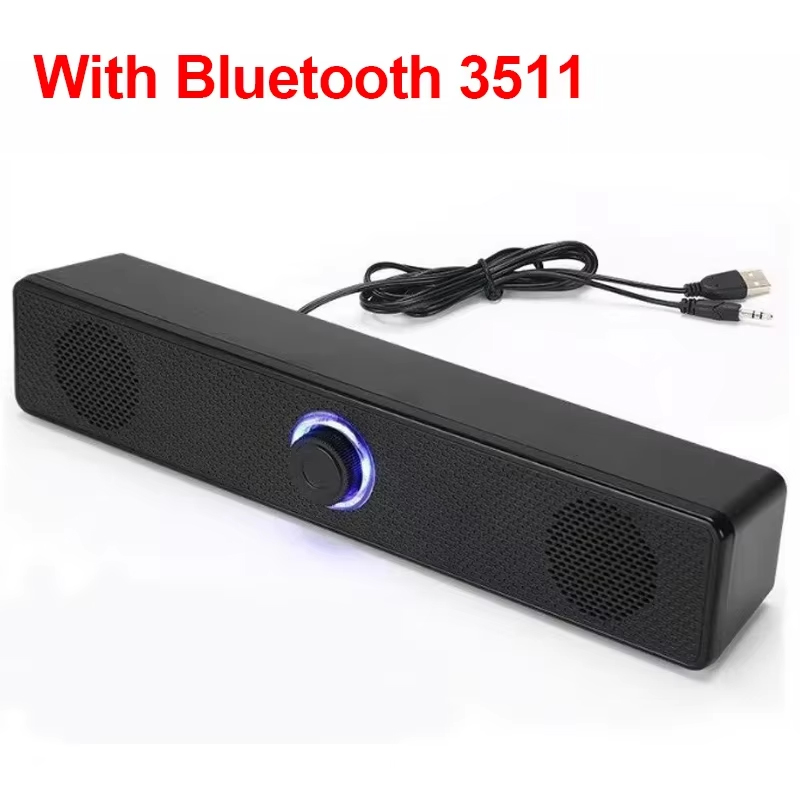 PC-Soundbar, kabelgebunden und kabellos, Bluetooth-Lautsprecher, USB-betriebene Soundbar für TV, PC, Laptop, Spielen, Heimkino, umgeben-Audiosystem