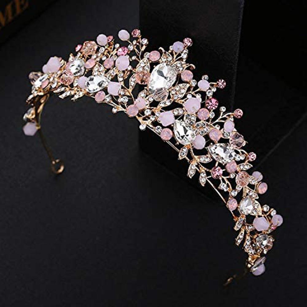 Crystal Tiara Crown Princess Costume Headband Bride Wedding Hair Accessories Party Jewelry Butterfly Crown