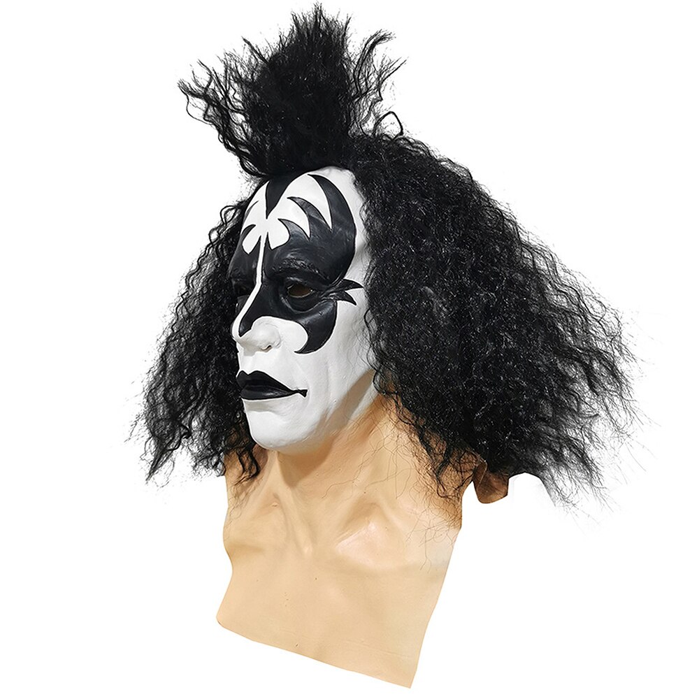 Disfraz-accesorio Simmons Punk máscara Cosplay Vocal máscara de cierre máscara de lengua Hollowen disfraz-Máscaras de utilería