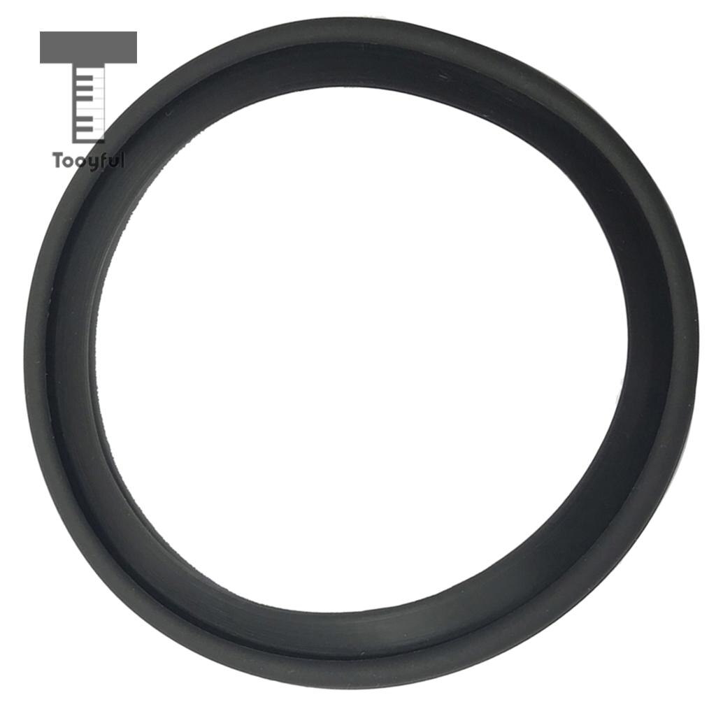Tooyful zwarte siliconen sopraansaxofoon ring demper beschermer voor saxofoonliefhebbers