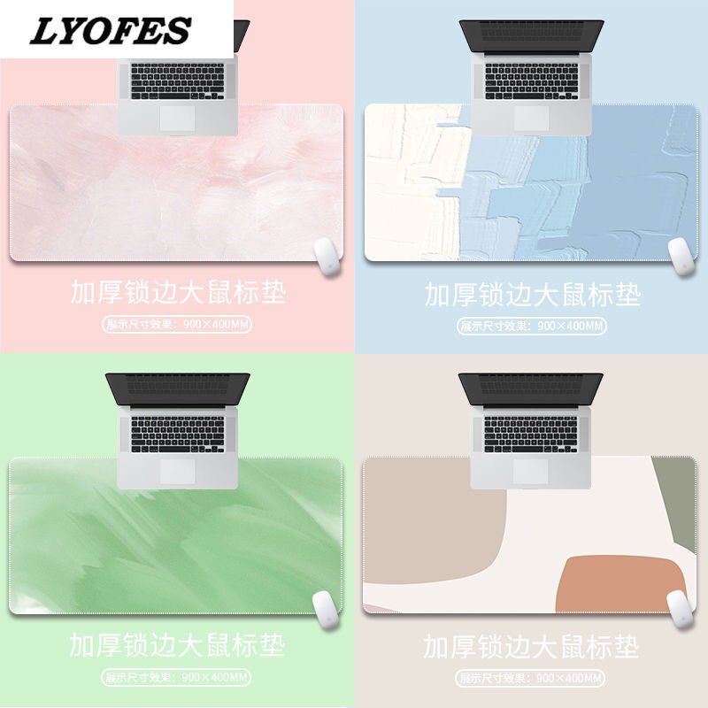 Kawaii Desk Pad Writing Desk Mats Gaming Mouse Pad Large XL 80*30cm Laptop Mouse Mat for Office Home Computer Keyboard