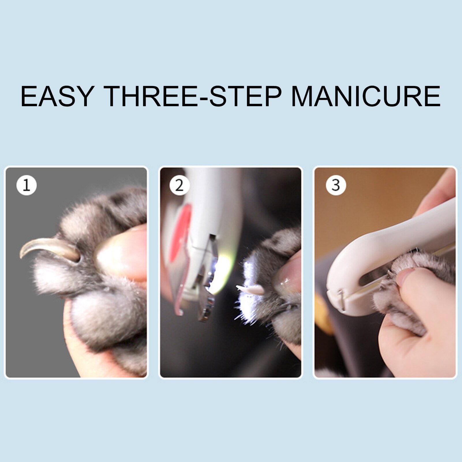 Hond Nagelknipper Trimmer Met Led Licht Pet Nail Cutter Machine Claw Nail Trimmer Grooming Schaar Puntenslijper Dierbenodigdheden