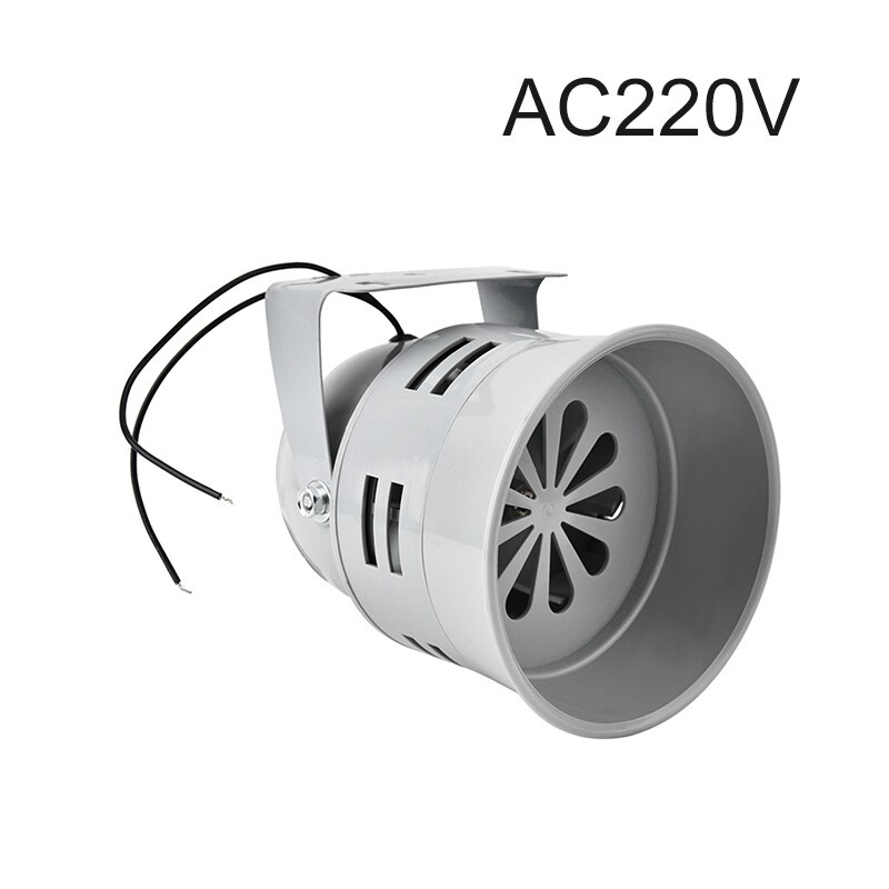 Mini Motor Siren MS-290 220V 40W Electric Motor Driven Alarm Factory Transport Vehicle Mini Fire Prevention Horn sound system: A
