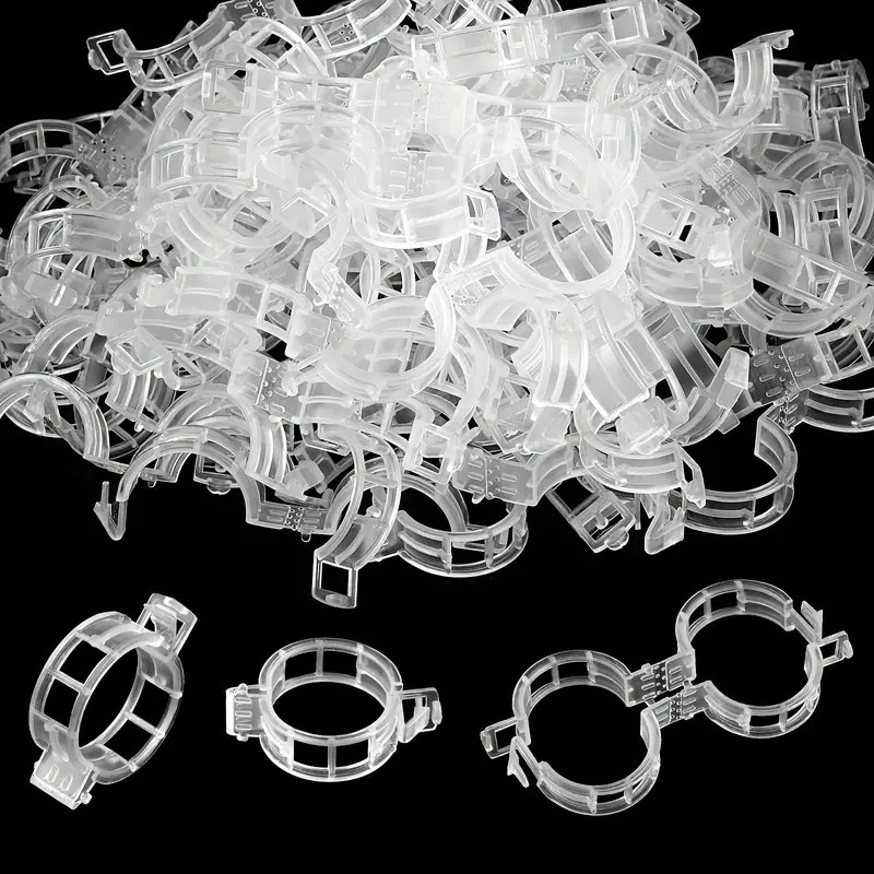 Clips de Support de Plantes de Jardin, Vigne, Tomate, Treillis, 50 Pièces