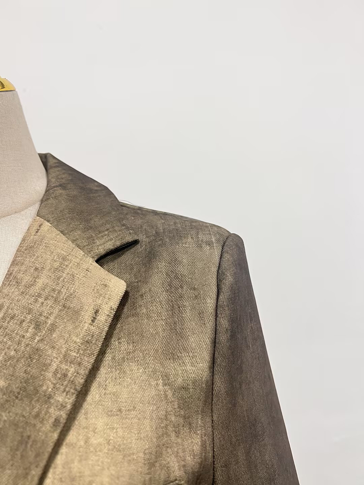 TWOTWINSTYLE Hit Kleur Casual Lange Loopgraven Voor Vrouwen Revers Lange Mouw Patchwork Zakken Losse Jassen Vrouwelijke Mode Kleding