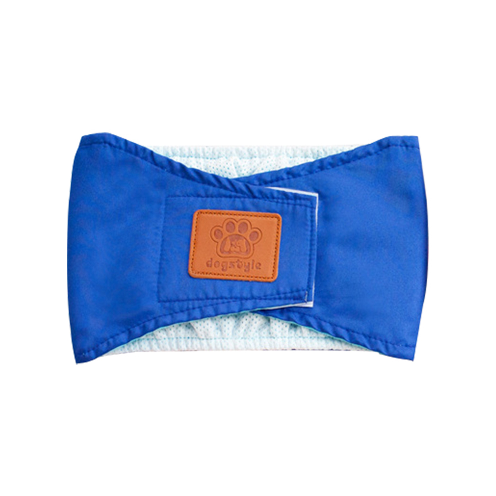 Huisdier Mannelijke Hond Fysiologische Broek Sanitaire Ondergoed Buik Band Katoen Luier Anti Intimidatie Hond Shorts 2022: 1pc-blue / XL