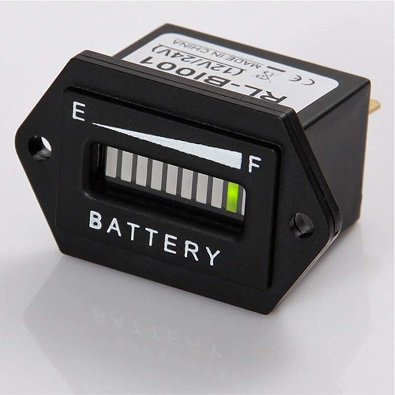 RL-BI001 Digital LED State Battery Charge Indicator For Golf Cart, motorcycle, boat etc.12V,24V
