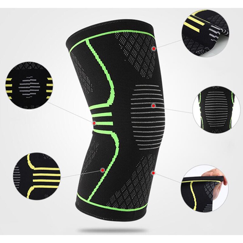 Sport Kneepad Unisex Onder Druk Elastische Knie Pads Ondersteuning Fitness Gear Basketbal Volleybal Brace Protector