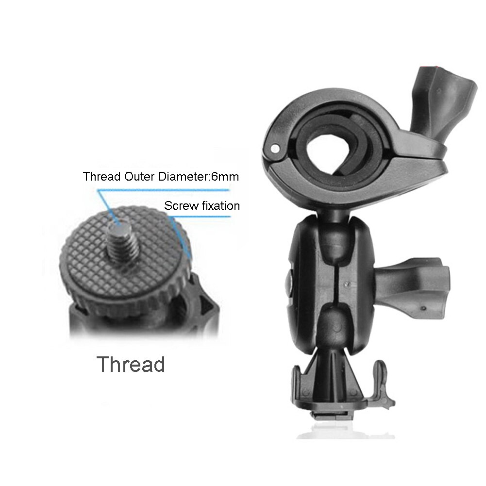 Tornillo giratorio de 360 grados de sujeción de vídeo soporte para grabadora DVR, soporte de conducción de espejo, soporte ajustable para cámara de salpicadero: G