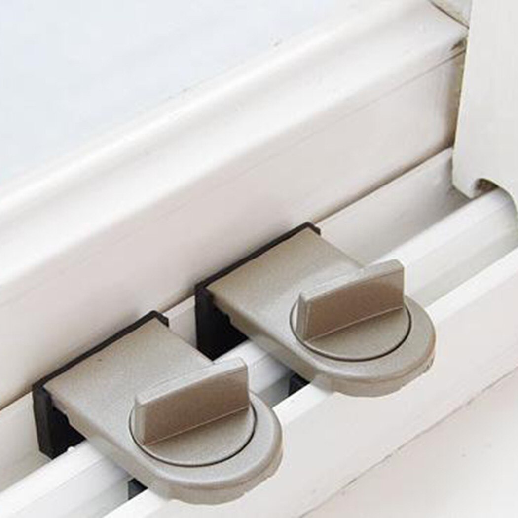 Locks On Windows Adjustable Security Door Latch Mobile Window Insurance Window Lock Accessories 6-3.7*2.3cm