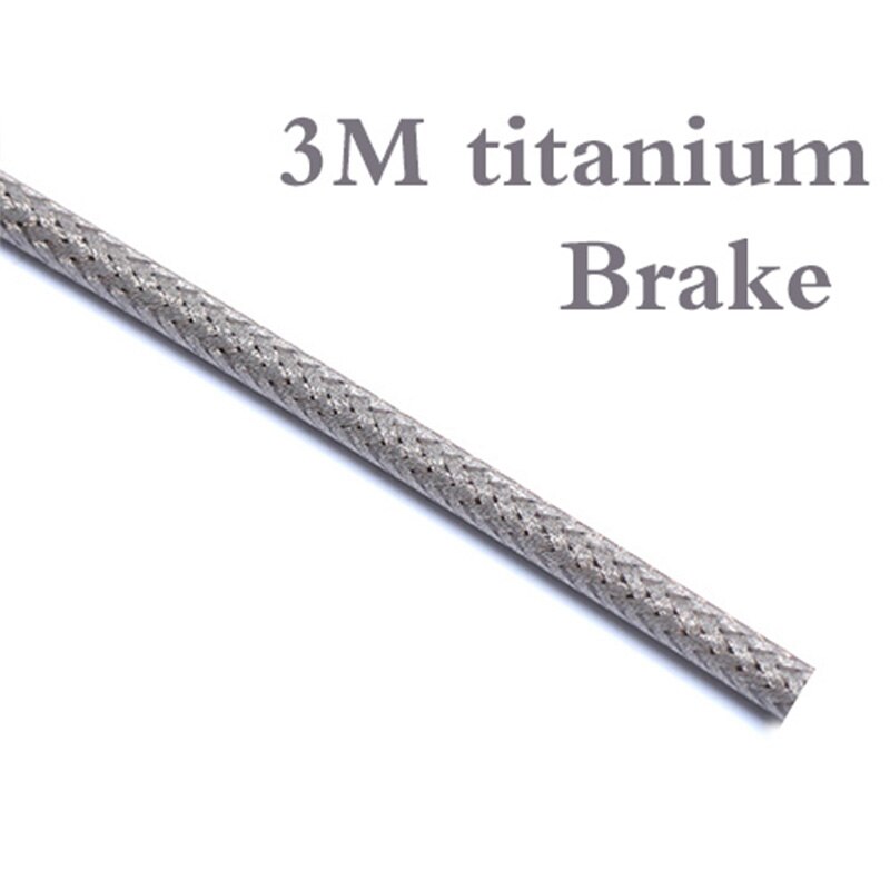 3 Meter Weven Fiets Rem/Shift Kabel Behuizing Universele Bike Derailleur Lijn Buis Remkabel Behuizing Mtb Road Accessoires: 5mm Brake-Titanium