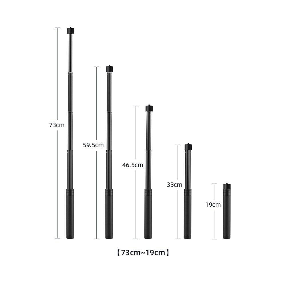 Outdoor Handheld Selfie Gimbal Extension Pole Travel Adjustable Stretchable Smooth Stabilizer Accessory DSLR Camera For DJI OM4