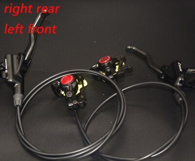 ZOOM Brake bicycle bike mtb Hydraulic Disc brake set clamp mountain bike Brake Update: black R-Rear L-Front