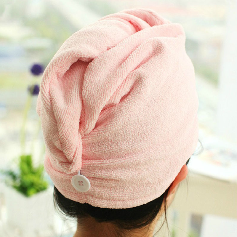 Soft Ladies Magic Hair Drying Towel/Hat/Cap Quick Dry Bath MEL#3479