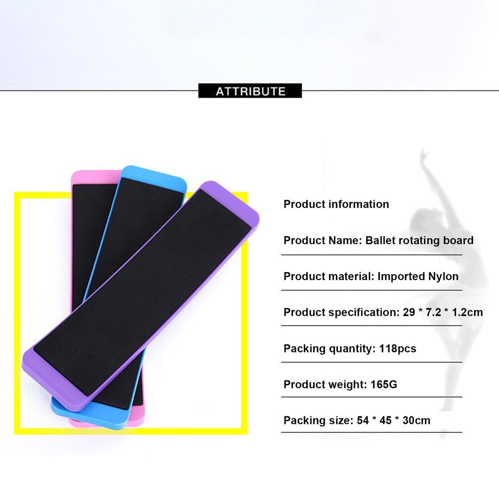 Tavola di tornitura e rotazione di balletto per ballerini robusta tavola da ballo per balletto pattinaggio di figura altalena girare Faste piroetta