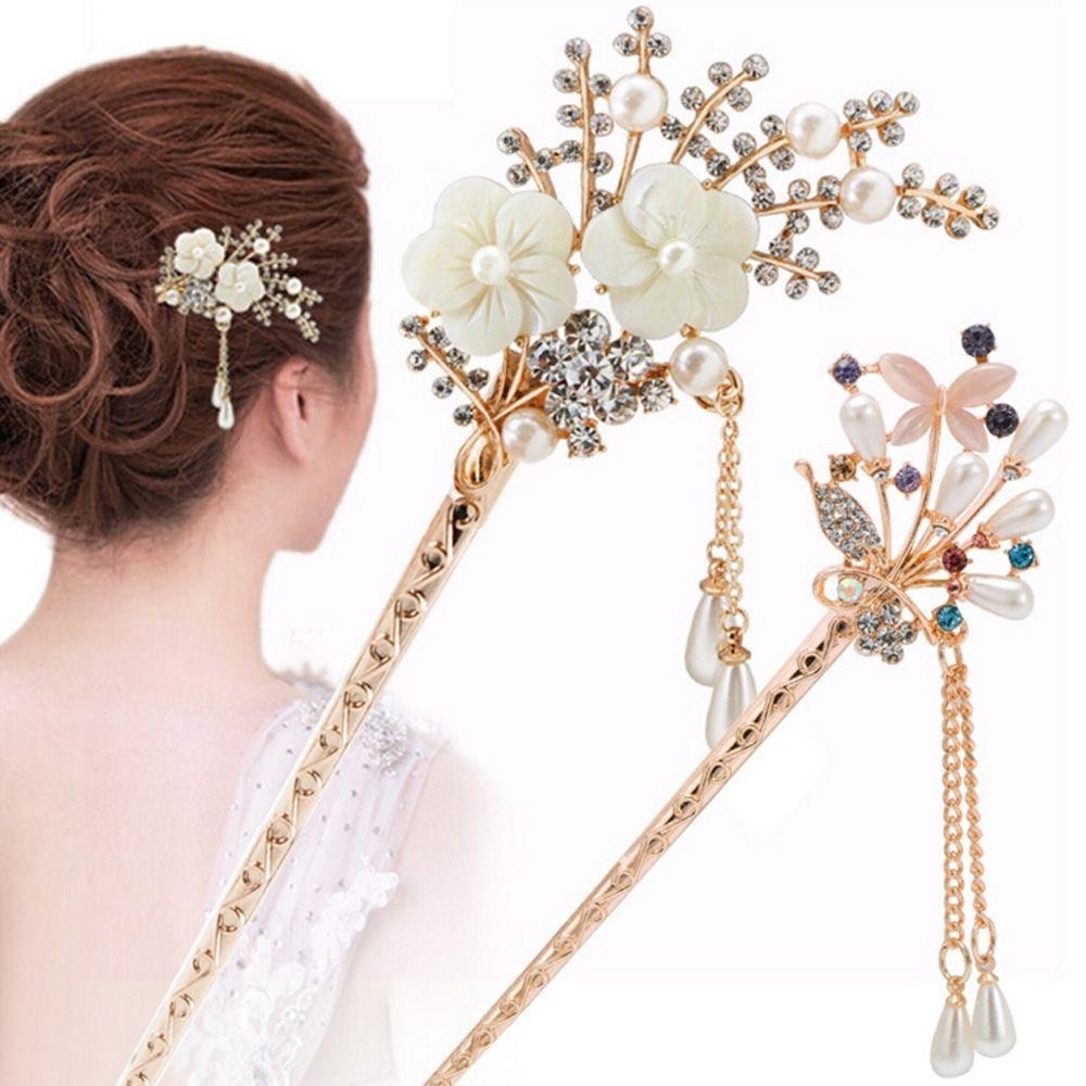 Horquillas Retro Vintage para de boda para mujeres elegantes, Clip de pelo colorido para mujeres y niñas Accesorios para peinados