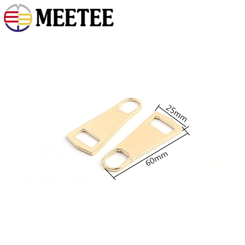 Deslizadores de cremallera de Metal, kit de reparación de cremalleras para chaqueta, extractor de bolsas de mano, BILLETERA, accesorios de costura, 5 piezas, 15 #