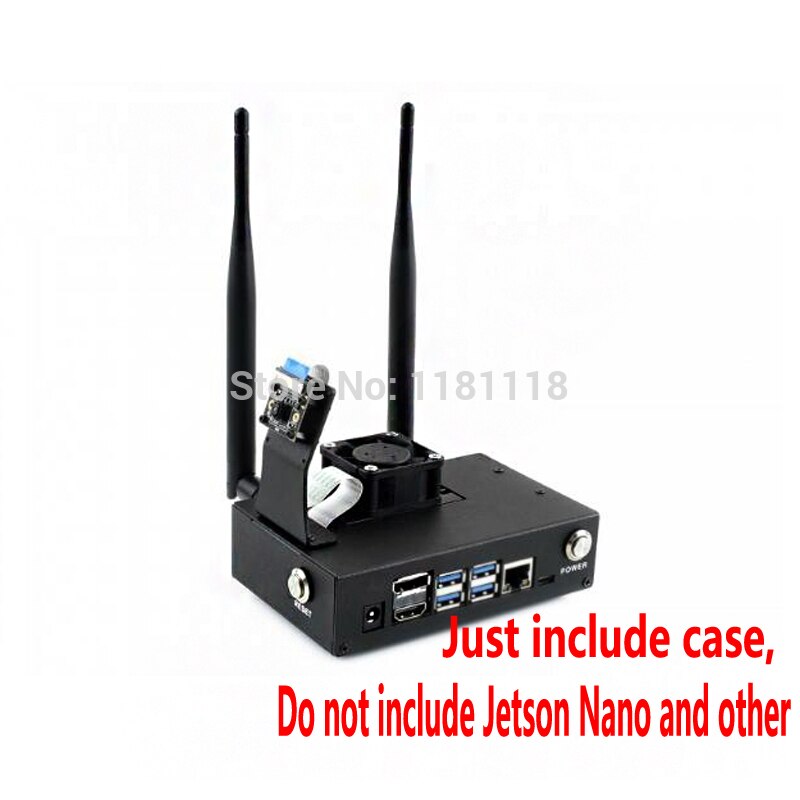 Jetson nano boîtier en métal pour jetson nano kit de développement, jetson-nano-case-(b)