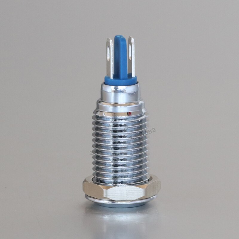 10mm lampje LED signaal lamp metalen 12 v 24 v 220 v rood geel groen wit kleurrijke S10-D licht 2 pin