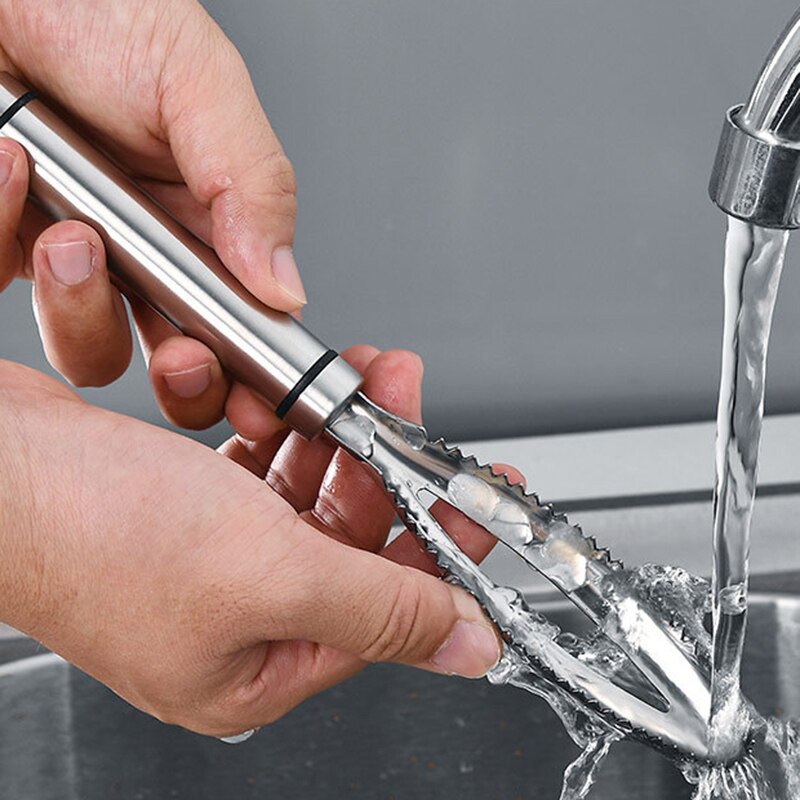 Raspen schoonmaken schrapen roestvrij snel verwijderen vis vis peller schubben schraper visgraten pincet keuken accessoire gereedschap gadget