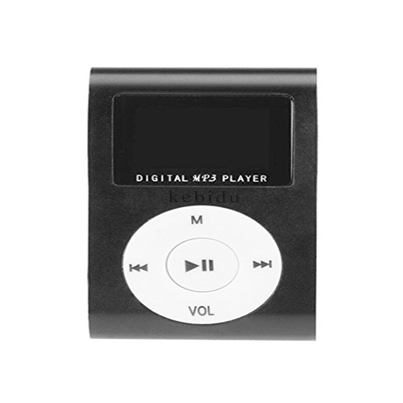 Mini reproductor MP3 con Clip USB, soporte de pantalla LCD de 32GB, tarjeta Micro SD TF, reproductores de Mp3 digitales