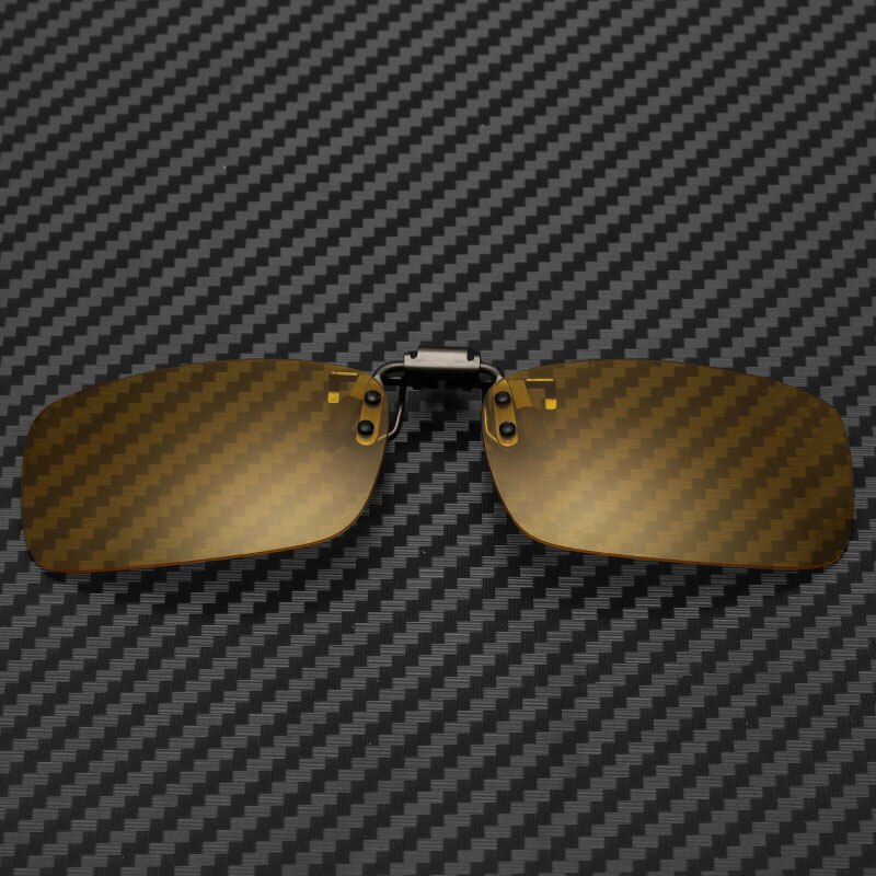 Brand yellow night vision glasses Clip-on polarized Ultralight UV400 driver anti glare glasses #CG9101TY: Default Title