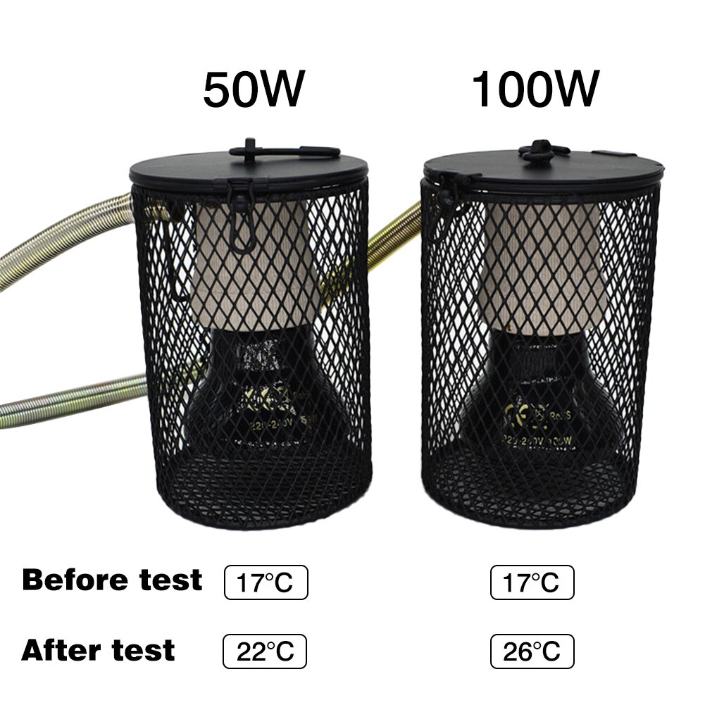 50/100W Haustier Heizung Lampe Haustier KäFeige Wärme Emitter Haustier Koop Heizung Bausatz Haustiere Grübler Wärme Glühbirne für VöGel Hühner Reptilien