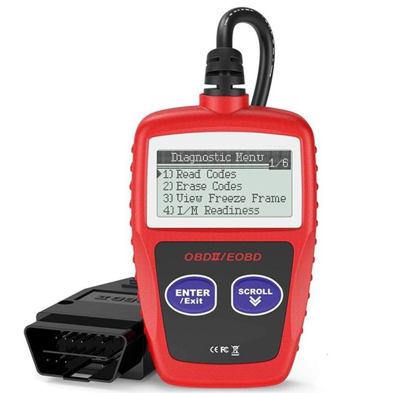 Universal All Car Fault Code Reader Engine Scanner Diagnostic Reset Tool Automobile Red Color Fault Diagnostic Instrument: Default Title