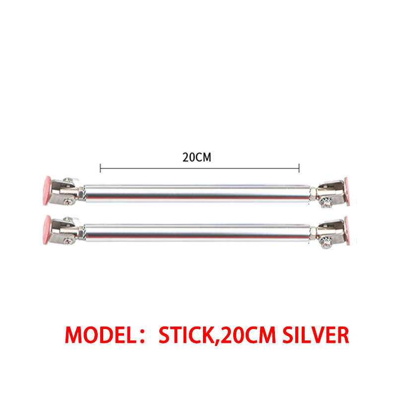 2psc 150Mm Universele Auto Splitter Staven Racen Verstelbare Voorbumper Lipsteun Steunsteun Beugel Trekband Pull Bar Kit: Beige