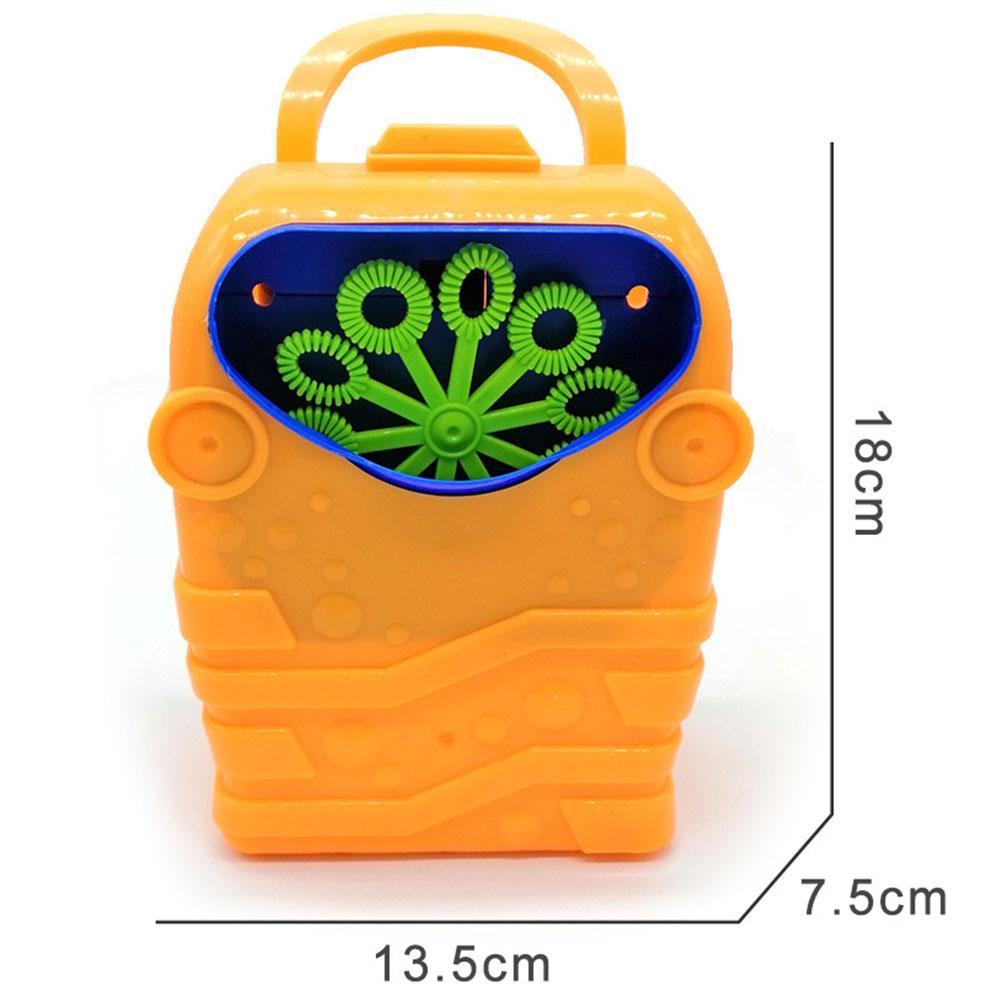 Draagbare Bubble Machine Kinderen Kids Interessante Outdoor Speeltuinen Partijen Speelgoed Speelgoed Kleurrijke Bellen X3R6