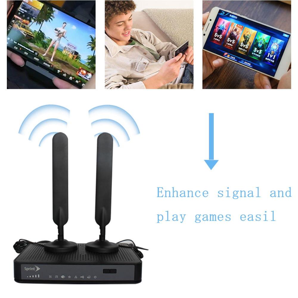 Antena omnidireccional de cuchilla universal 3G/4G/LTE 10dBi (Antena + Base)