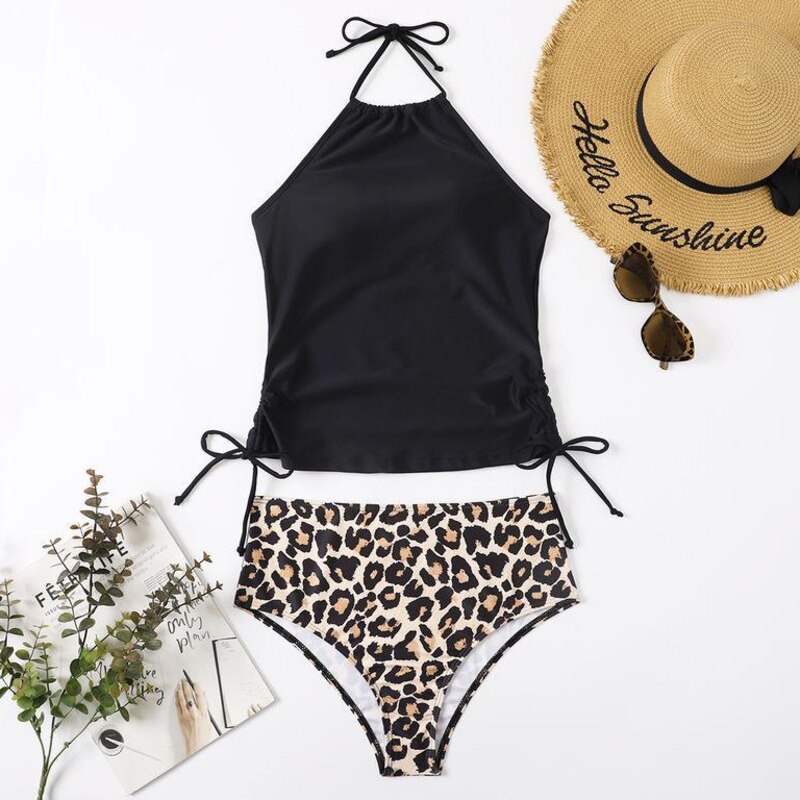 Zomer Print Badpakken Tankini Sets Vrouwelijke Badmode Sport Strand Dragen Twee Stuk Badpak Zwembad Vrouwen Zwemmen Pak 2022