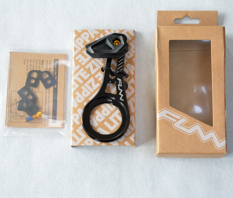 FUNN ZIPPA LITE – GUIDE de chaîne de vélo SUPER léger, entièrement CNC, ISCG05 D-TYPE E-TYPE BSA ZIPPA BASH 26T-36T 26T-32T 34T-36T