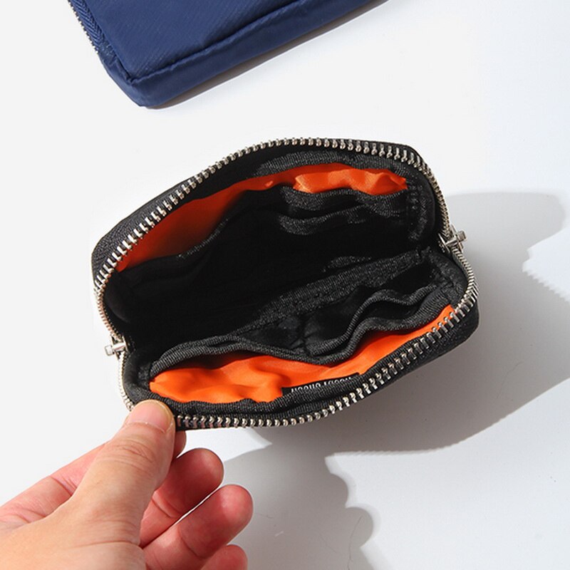 Mini portafogli per studenti Casual portafoglio per giovani porta carte di moda uomo borsa piccola portafoglio uomo giapponese panno corto in Nylon impermeabile