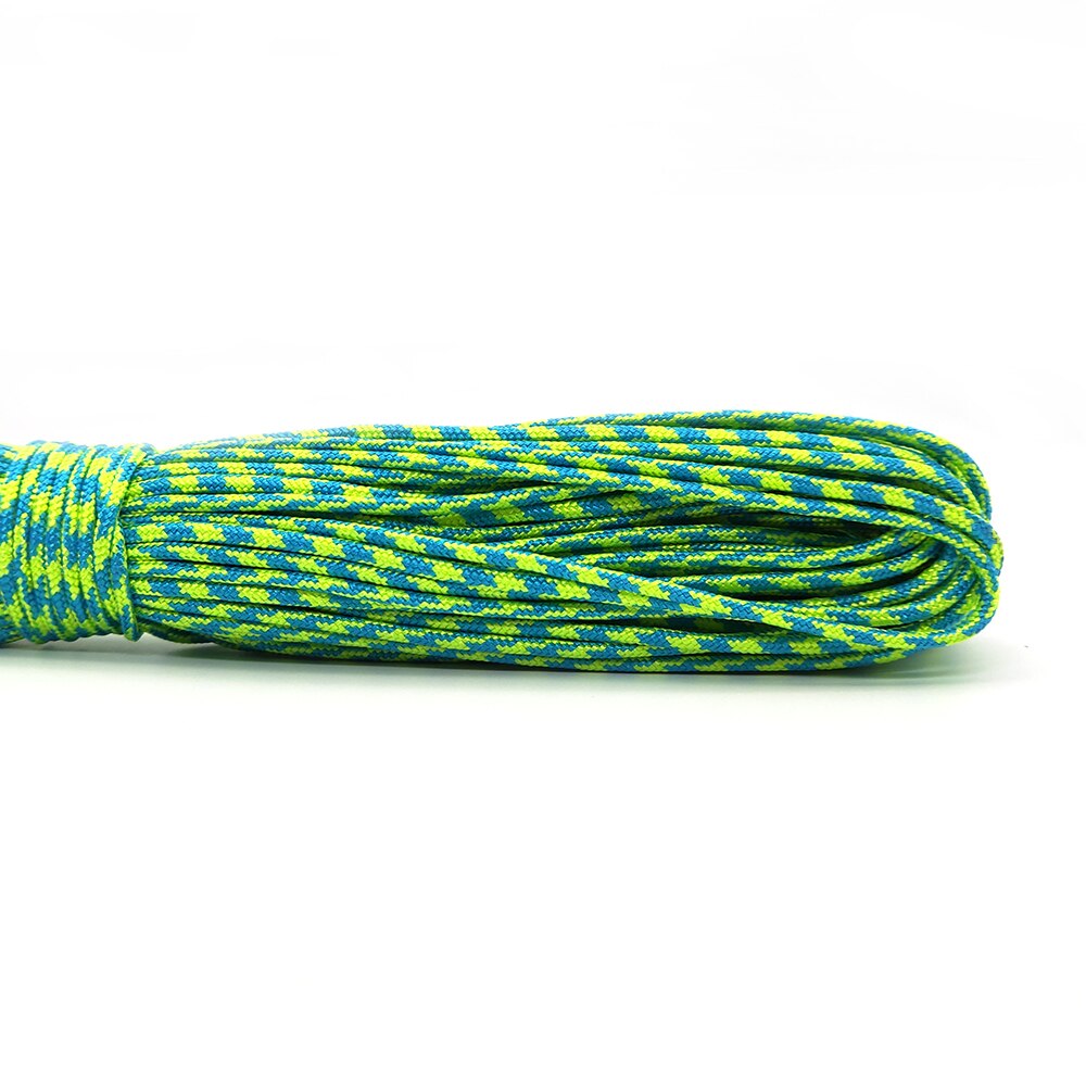 100 kolorów Paracord 2mm 25FT 50FT 100FT liny 1 Strand Paracorde na świeżym powietrzu sprzęt do survivalu bielizny DIY bransoletka hurtownia: 237 / 25ft
