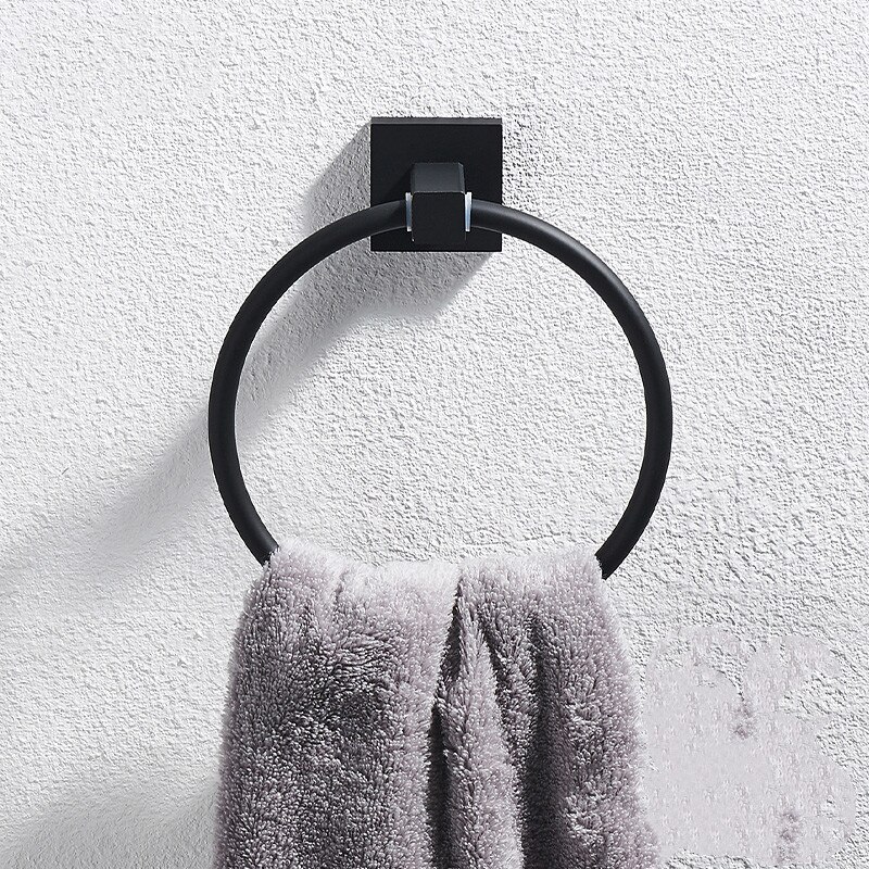 Handdoekenrek Ring Gratis Geperforeerde Ring Handdoek Handdoek Nordic Creatieve Golden Badkamer Handdoek Ring Ring Gold Dyuihr: S004