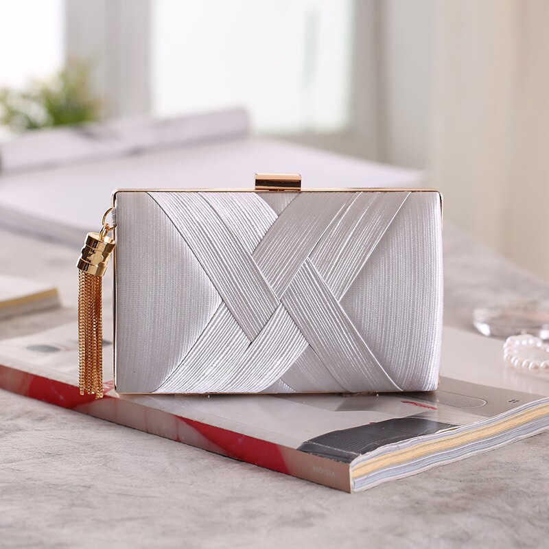 Tamara kobiety eleganckie Tassel sprzęgła torby wieczorowe torebki na imprezę luksusowy projektant wesele kolacja torebka łańcuszkowa torba na ramię moda