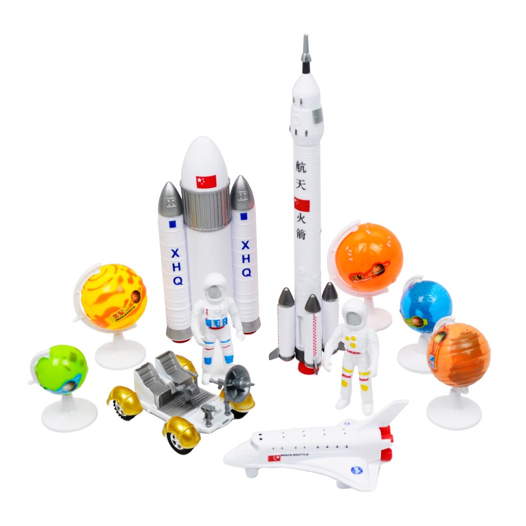 Space Exploration Toy Suit Model Children Plastic Educational Puzzle Toys