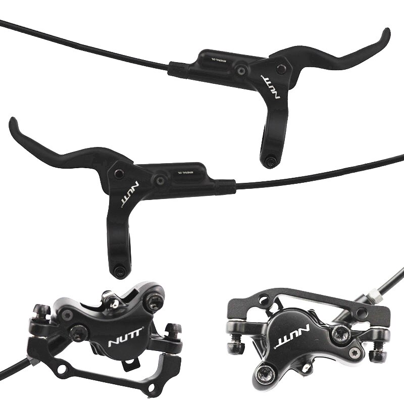 NUTT MTB bike hydraulic brake 800/1400mm Moutain bike Caliper Oil pressure Brake set Bicycle clamp bike parts: 1 pair