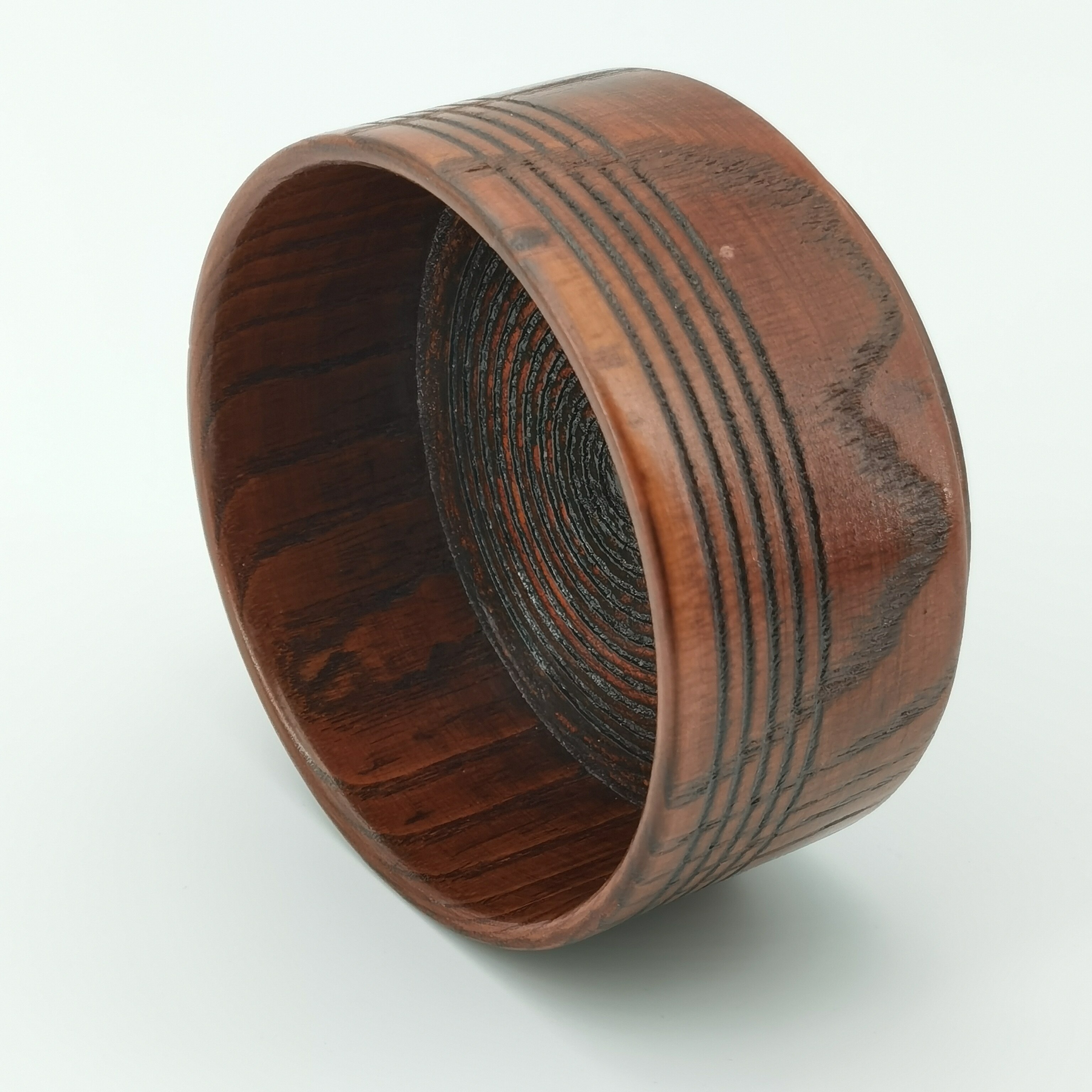 ARCHIBALD Handcrafted Shaving Wood Soap Bowl Thread Bottom Wide Mouth Best Shaving Lather Bowl &amp; Mugs Face Cleaning Tools