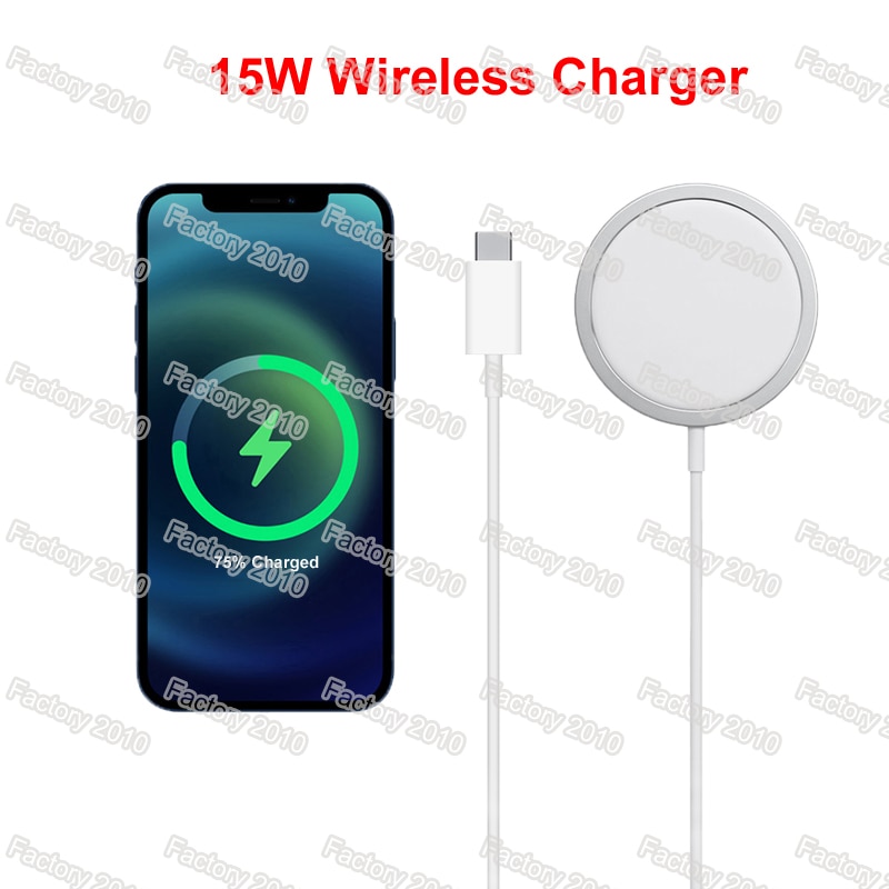 Wireless Charger Magnetic Adsorption 15W Fast Charger For iPhone 12 Pro Max Mini 12 Pro Qi Wireless Chargers PD 20W EU US Plug