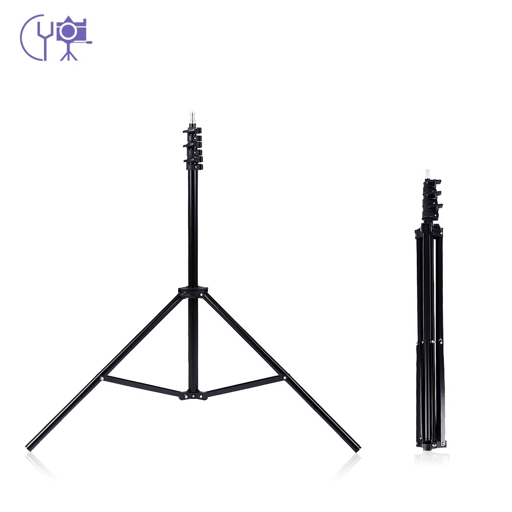 2.4M/6.6ft Light Stand Statief 1/4 &quot;Schroef Voor Studio Foto Video Verlichting Softbox Flashgun Lampen Paraplu Achtergrond