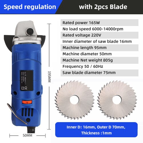6 Speed Electric Angle Grinder For Grinding or Cutting Metal Electric Portable Grinder Machine Abrasive Tools Mini Grinder: Set 3
