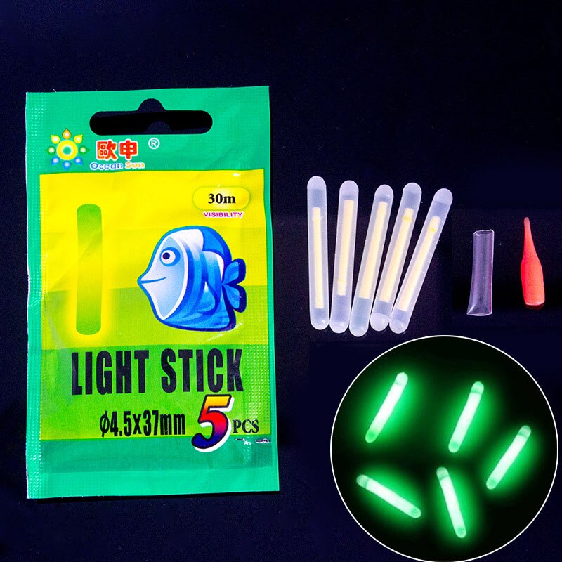 250Pcs/50Packs Night Fishing Float Sticks Chemische Glow Light Stick 4.5X37Mm/3.0X25Mm Lichtgevende Visgerei J251